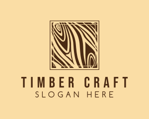 Wood - Timber Wood Carpentry logo design