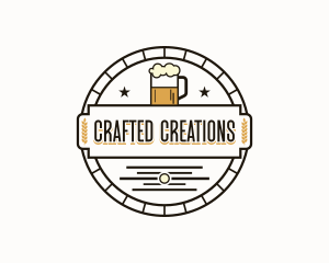 Beer Brewery Bar logo design