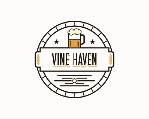 Beer Brewery Bar logo design