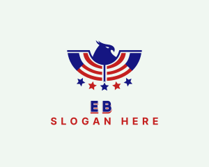 Eagle Patriotic  Logo
