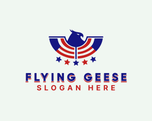 Eagle Patriotic  Logo