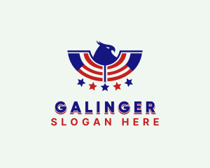 Veteran - Eagle Patriotic logo design