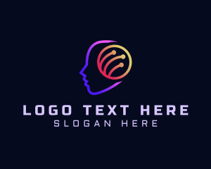 Automated - Human Artificial Intelligence Technology logo design