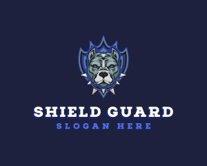 Bulldog Shield Guard logo design