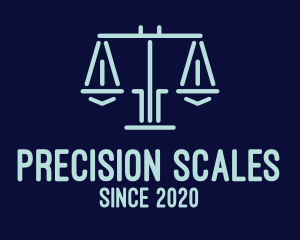 Legal Lawyer Attorney Scales logo design