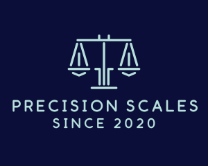 Legal Lawyer Attorney Scales logo design