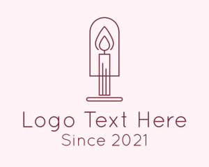 Chandler - Worship Candle Light logo design
