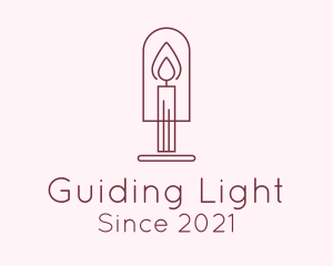 Worship Candle Light logo design