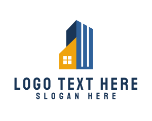Loft - House Building Property logo design
