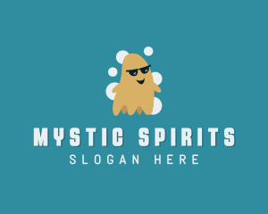 Cartoon Ghost Brand logo design