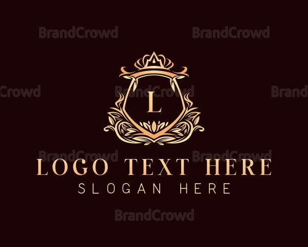 Crest Crown Insignia Logo