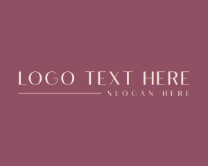 Wordmark - Minimalist Line Fashion logo design