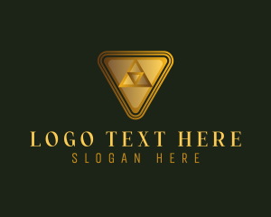 Accoutancy - Golden Triangle Firm logo design