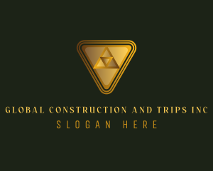 Financial - Golden Triangle Firm logo design