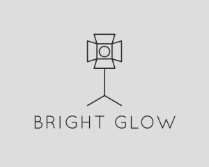 Lighting - Photography Studio Lighting Spotlight logo design