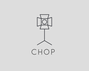 Cinematography - Photography Studio Lighting Spotlight logo design