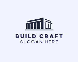 Warehouse Building Facility logo design