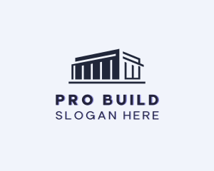 Warehouse Building Facility logo design