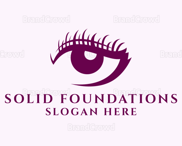 Cosmetic Eyelash Salon Logo