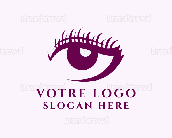 Cosmetic Eyelash Salon Logo