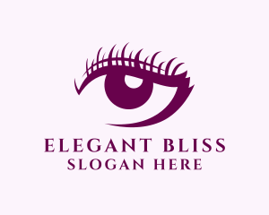 Violet - Cosmetic Eyelash Salon logo design