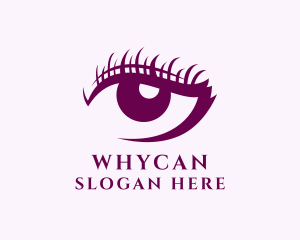 Beauty Vlogger - Cosmetic Eyelash Salon logo design