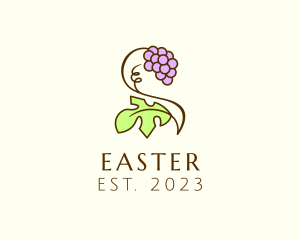 Bartender - Grape Plant Vineyard logo design