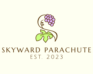 Grape Plant Vineyard logo design