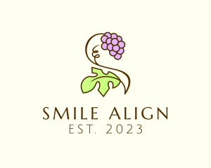 Grape Plant Vineyard logo design