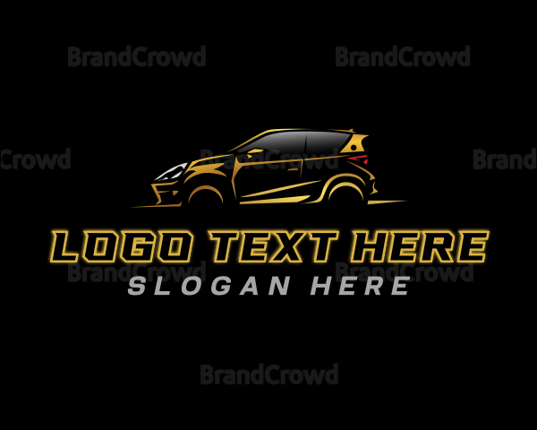 Racing Car Vehicle Logo