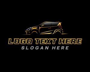 Transport - Racing Car Vehicle logo design