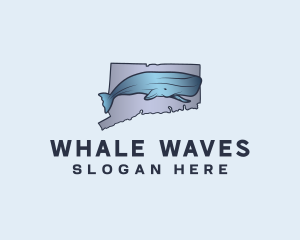 Connecticut Sperm Whale logo design