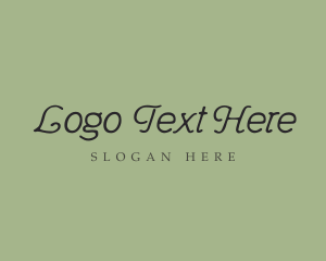 Apparel - Elegant Cursive Calligraphy logo design