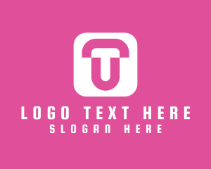 Letter Fg - Tech Mobile App logo design