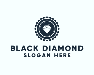 Diamond Jewelry Badge logo design