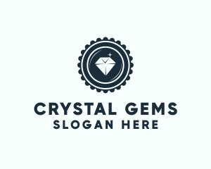 Diamond Jewelry Badge logo design