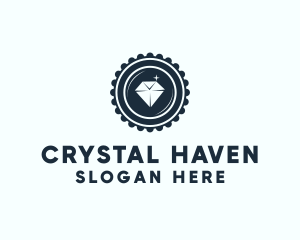 Diamond Jewelry Badge logo design