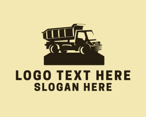 Dump Truck Vehicle Logo