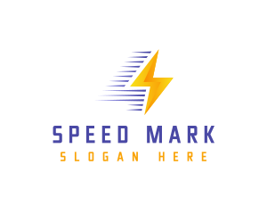 Fast Lightning Bolt logo design