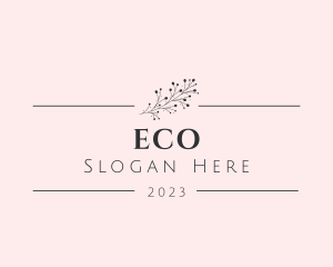 Florist - Eco Floral Wellness logo design