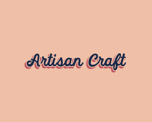 Retro Pop Craft logo design