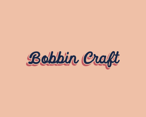 Retro Pop Craft logo design