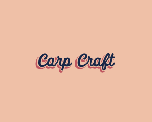 Retro Pop Craft logo design