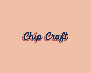 Retro Pop Craft logo design