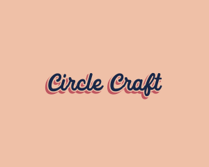 Retro Pop Craft logo design