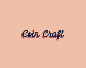 Retro Pop Craft logo design