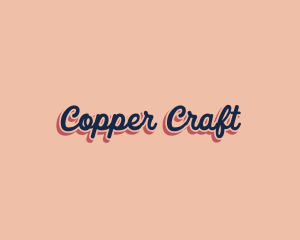 Retro Pop Craft logo design