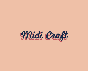 Retro Pop Craft logo design