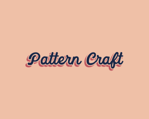 Retro Pop Craft logo design