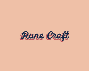 Retro Pop Craft logo design